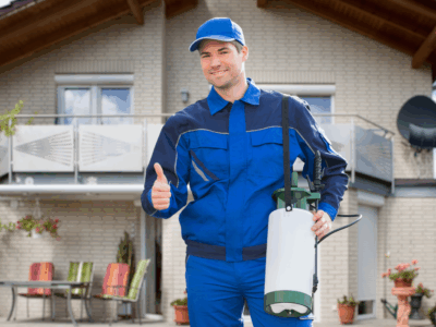 Pest Control Exterminator Man Worker
